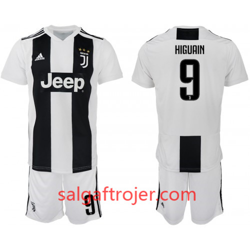 Juventus Fodboldtrøjer Higuain 9 Børn Hjemmebanesæt 2018/19 Kort ærmer Juventus Fodboldtrøjer Higuain 9 Børn Hjemmebanesæt 2018/19 Kort ærmer